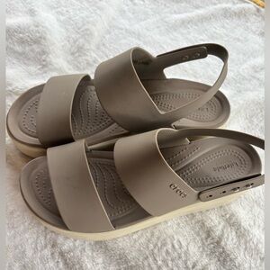 CROCS Taupe Sandals